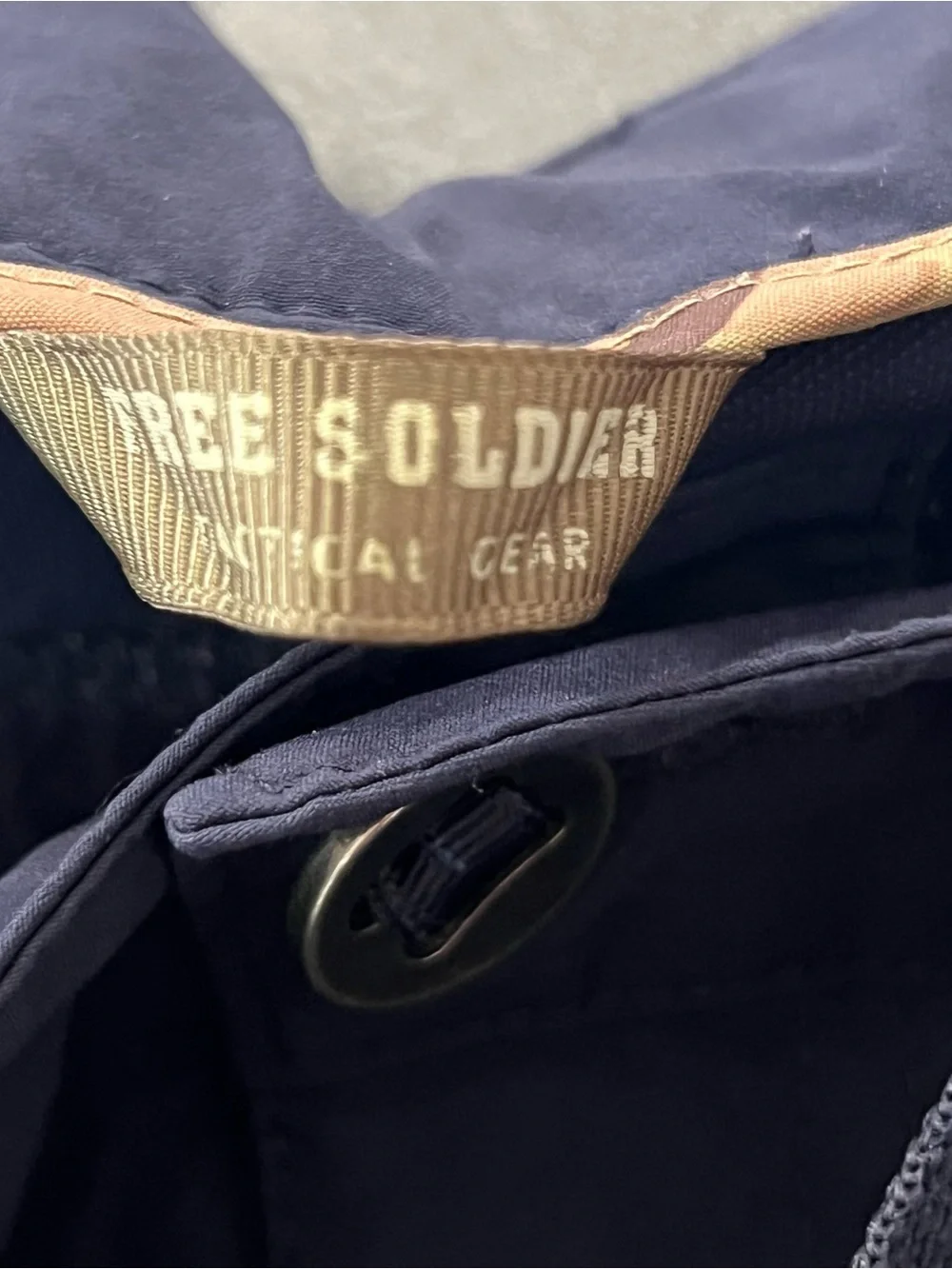 Free Soldier Tactical Navy Blue Belted Cargo Pants Men’s Size 38x30 Lightweight